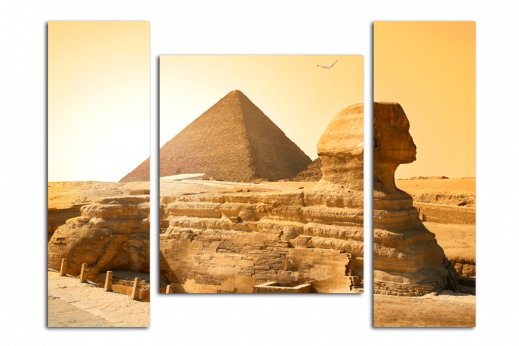 Модульная картина  Хранитель Пирамид Сфинкс