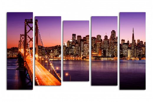 Модульная картина Сан-Франциско