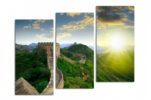 Модульная картина Великая китайская стена